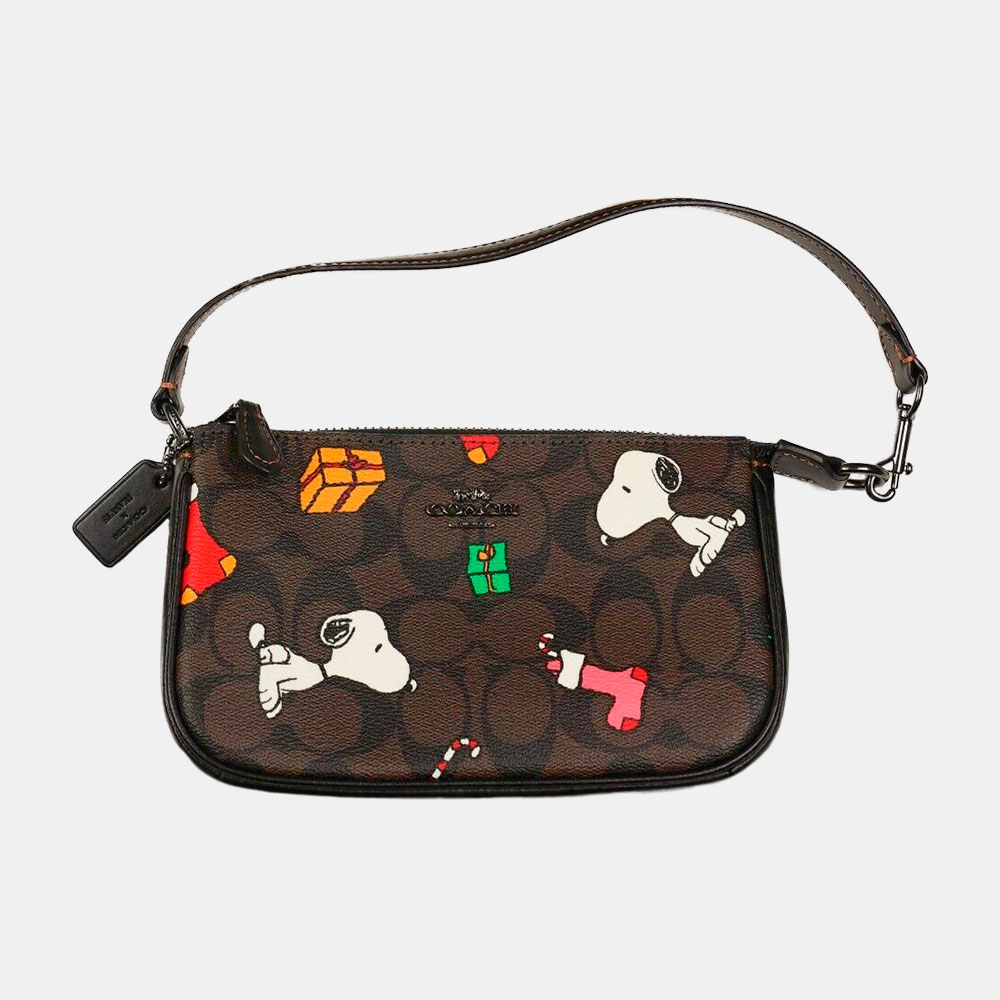 Coach cheapest X Peanuts Nolita 19 In Signature Canvas Snoopy Presents Print Bag